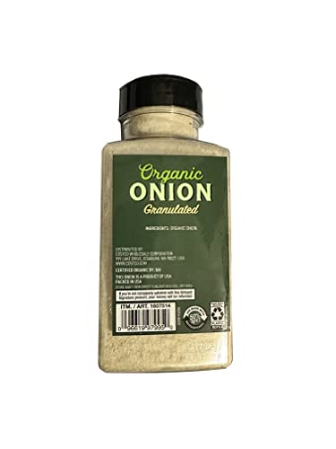 Kirkland Signature Organic Granulated Onion, Grown In The Usa - 16 Ounce #TOP1