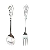 Vaisselle en forme creuse - que ce soit comme décoration de plat ou comme cuillère à mélanger, c'est une scène, cuillère fourchette en acier inoxydable