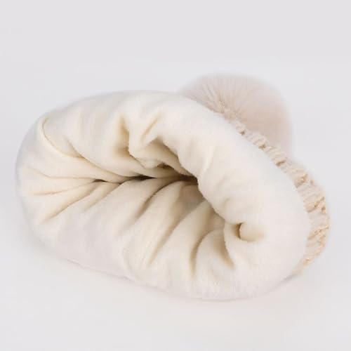 Gorro de invierno y bufanda de punto premium: conjunto térmico con manoplas contra el clima frío 7