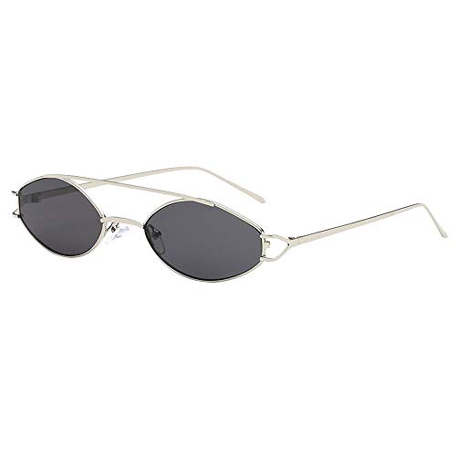 UROSA Women Man Fashion Vintage Oval Shape Sunglasses Eyewear Retro Unisex