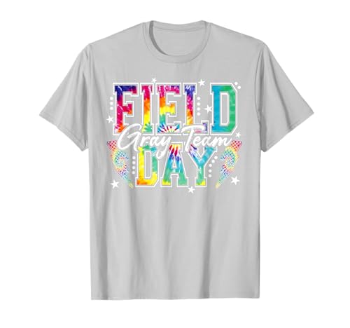 Field Day Gray Team Tie Dye School Field Trip 2026 T-Shirt