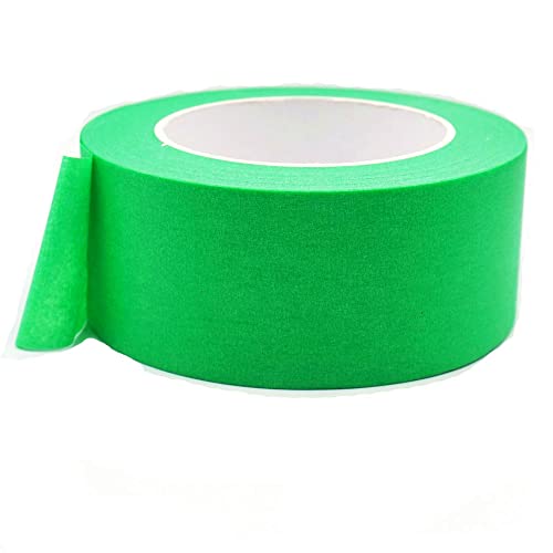 Image of Green Painters Tape 2 inch Wide, Green Masking Tape 2 inch x 55 Yards Paper Tape for Arts DIY Crafts Painting Labeling Decoration School Projects Home Office