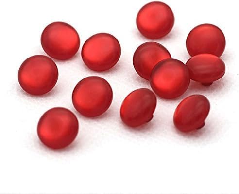 Red Resin Pearl Buttons
