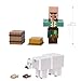 Mattel Minecraft Action Figures & Accessories 2-Packs, 3.25-inch Scale with Pixelated Design, Collectible Toy Set (Characters May Vary)