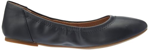 Amazon Essentials Damen Ballerinas Belice Zum Hineinschlüpfen, Marineblau Kunstleder, 41 EU