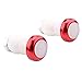 VGEBY Paire Lampes Indicateurs Vélo Feux Clignotants de Direction Poignée Guidon Embouts en Alliage Alumiunm (Couleur : Rouge)