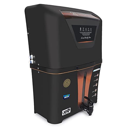 Image of Bio Alkaline with Copper |Ro, UV, UF, TDS Controller RO Water Purifier | 12 L |Black
