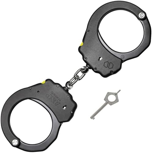 ASP Plus Cuffs Keyless Double-Locking Chain Handcuffs, Aluminum Bow