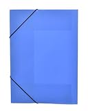 Simba Document File Plastic Keep Net Foolscap Model 7988 Durable Light Blue Mesh Folder Designed for Daily Office Paper Storage