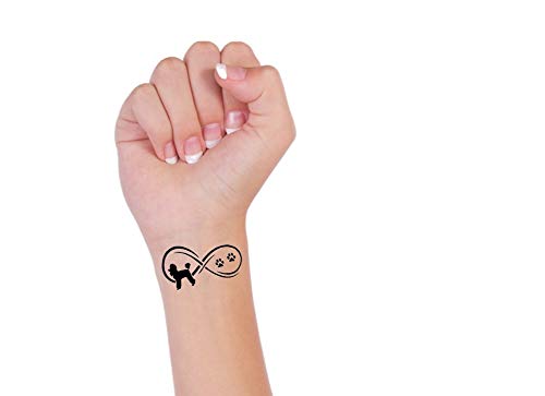 Poodle Dog Collections puppy (Poodle Poodle Dog Temporary Tattoos)