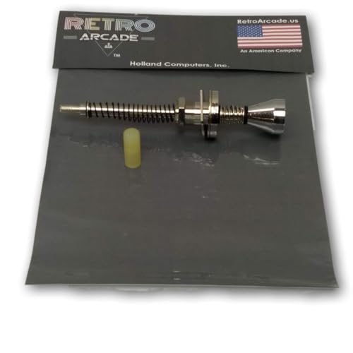 RetroArcade.us Universal Pinball Ball Shooter Assembly with Rod Spring