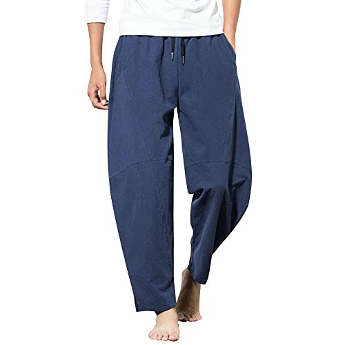 Pantalon homme lin coton ample pour rester frais et elegant tout l ete