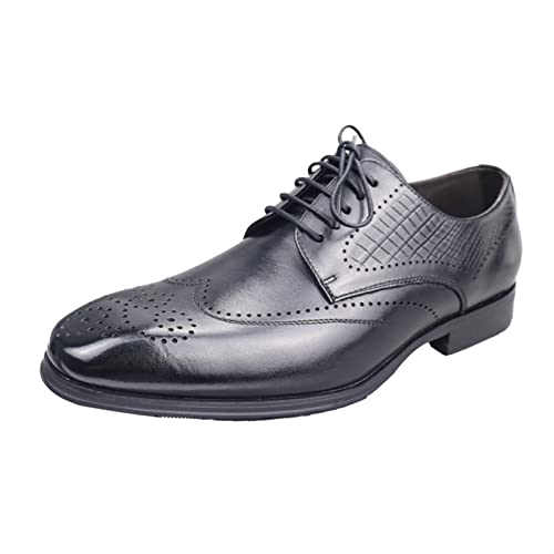 Chaussures Oxford hommes confortables lacet up contre fatigue pieds