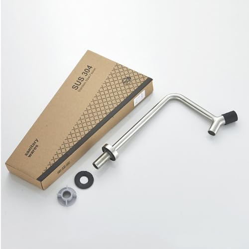 Robinet d'évier haut de gamme en acier inoxydable noir mat orientable