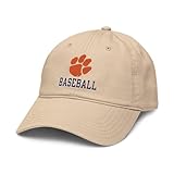 Clemson Tigers Baseball Logo Officially Licensed Adjustable Baseball Hat