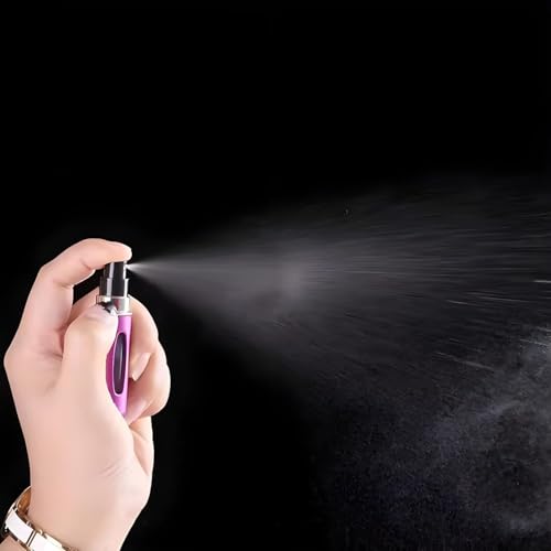 Image of Portable Perfume Refill Bottle Atomizer Spray, Leak Proof Pocket Fragrance Dispenser with Refillable Design for Travel (Pack of 1 | Multicolor)