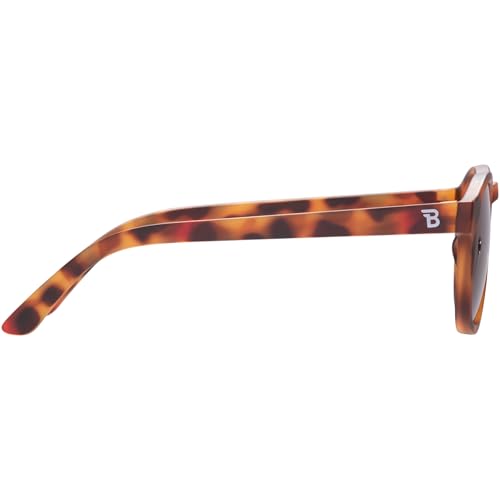 Image of Babiators Kids Sunglasses With UV400 Amber Lens for 0-2 Years Kids, 100% UVA + UVB Sun Protection | Non-Breakable Flexible Rubber Frame, Shatter and Impact Resistant, BPA Free | The Keyhole - Tortoise