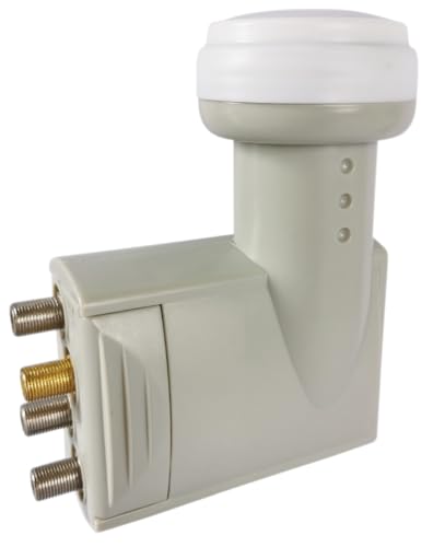 Digiquest LNB DCSS+3 Legacy (Unicable16+3Legacy) | Collega fino a 16 decoder satellitari con un solo cavo | 3 uscite standard | Per segnale SD, HD, 3D e 4K