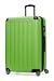 Hauptstadtkoffer - Spree - Großer Hartschalen-Koffer Trolley Rollkoffer Reisekoffer, 4 Doppel-Rollen, 75 cm, 119 L, Apfelgrün