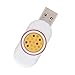 Annadue Chiavetta USB, Chiavetta USB 2.0 Memory Thumb Stick Fashion Cartoon Passion Fruit, Archiviazione Dati Disco Stile U con Manopola per PC, PC OS X o Laptop, ECC.(64 GB)