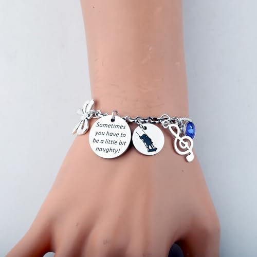 BLEOUK Matiildda Charm Bracelet The Musical Jewelry Musical Fans Gift Sometimes You Have To Be A little Bit Naughty2