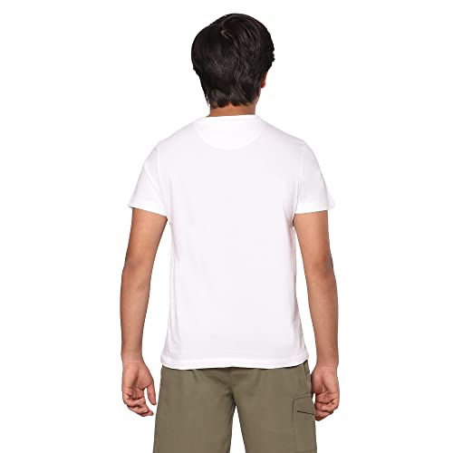 Image of TeenTrums Teenagers Boys Tshirt 100% Cotton Casual Wear Round Neck Half Sleeve Cool Graphic Printed T-Shirt for Boys
