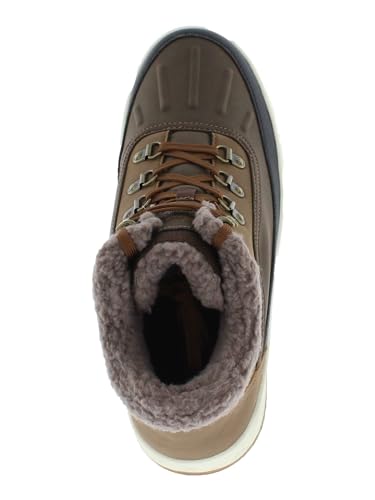 Weatherproof Vintage Mens Brown Cushioned Round Toe Lace-Up Boots Shoes 11 M3