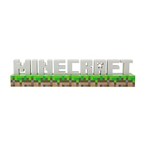 Paladone PP8759MCF, Luce logo Minecraft