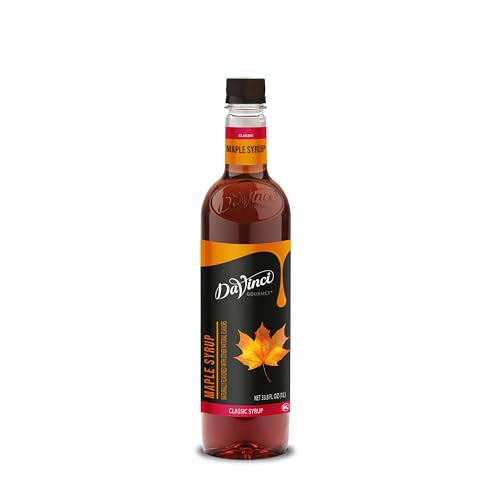 Image of DaVinci Gourmet Maple Syrup, 25.4 Fluid Ounces (Pack of 4)