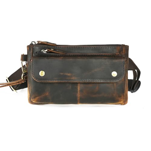 Handadsume Genuine Leather Waist Pack