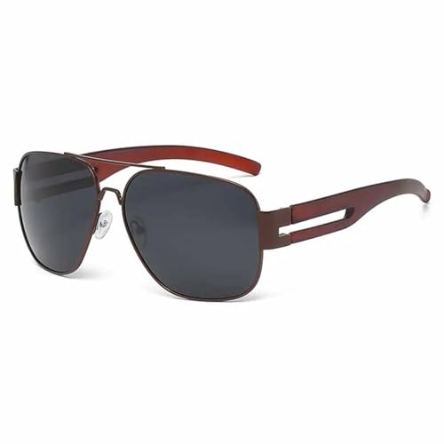 Lunettes de soleil classiques double pont : protection UV400 totale pour la conduite