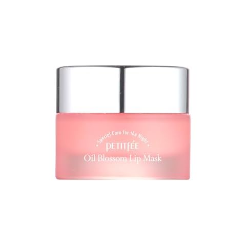 PETITFEE Sleeping Lip Mask Camelia Seed Oil 0.53 Oz. | Day & Night Repairing Balm, Overnight Lip Mask, Lip Treatment for Dull & Dry Lip, Deep Nourishing with Vitamin E, 5 Phyto Oil Complex Cover
