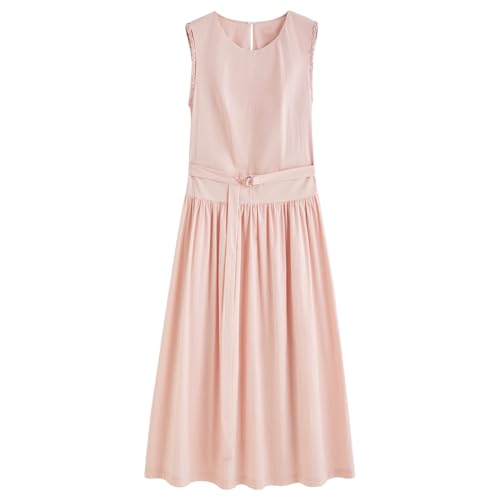 Women's Dresses Simple Holiday Style Elegant Sleeveless Vest A-Line Midi
