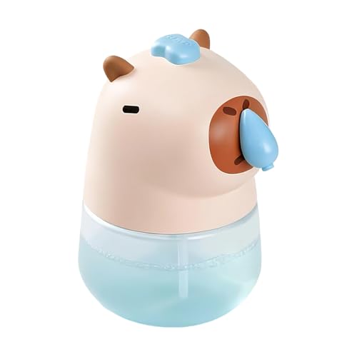 Dispensador de jabón sin Contacto, Forma de carpincho Recargable por USB, dispensador de jabón sin Contacto para Badsmer, para el hogar, baño, Cocina