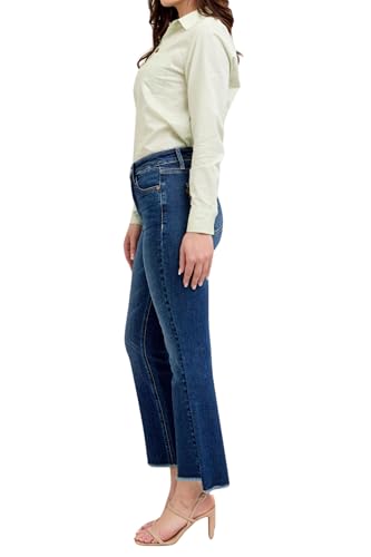 Judy Blue High Waist Dark Wash Kick Flare4