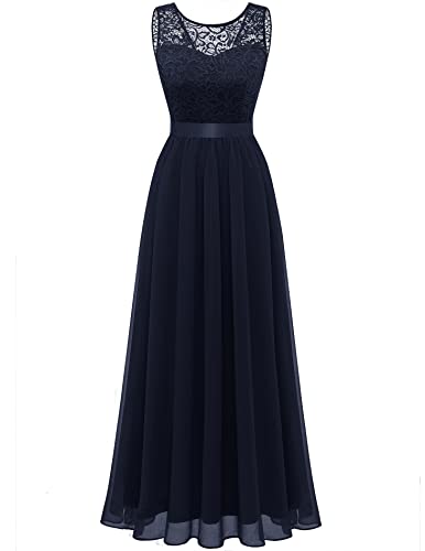 Berylove Damen Abendkleid Elegant Cocktailkleid Lang Brautjunferkleid...