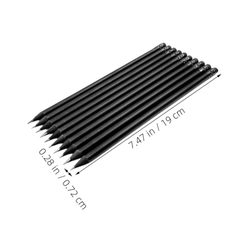 Angoily 20pcs Black Hb Wood Pencils for Drawing Sketching and Doodling Versatile Art Pencils for Students and Professionals Smooth Writing and High Durability - Thumbnail 2