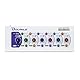 Mini Audio Mixer,Stereo Line Mixer for Sub-Mixing,Ultra Low-Noise,4-Channel,Microphone Independent Control, 1/4 & 1/8 TRS Output and Input, for Guitars,Bass,Keyboards (MH600)