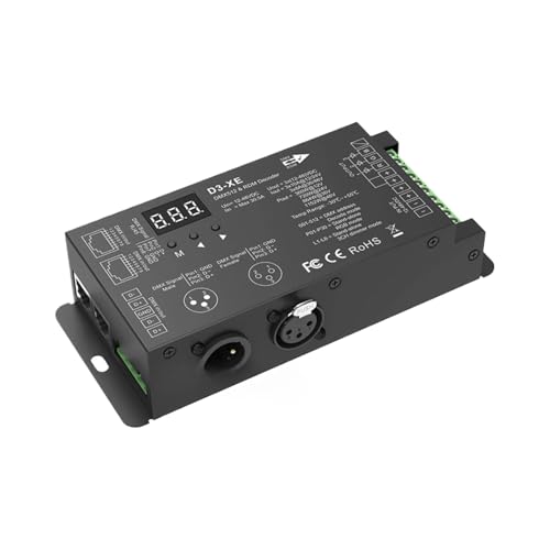 Décodeur LED barre de lumière de gradation 12-48V contrôleur RGB commercial