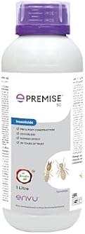 Premise Termite Control, Anti Termite Chemical For Construction | Termite Killer Chemical For Long Lasting Control | Pre & Post Construction Termite Killer| Deemak Killer | Pest Control (1 Litre) -