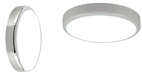 Knightsbridge 230V IP44 14W Trade LED Flush with Sensor 6000K (315mm) — image 1