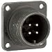 AMPHENOL INDUSTRIAL MS3102A14S-2P CIRCULAR CONN, RCPT, SIZE 14S, 4POS, BOX