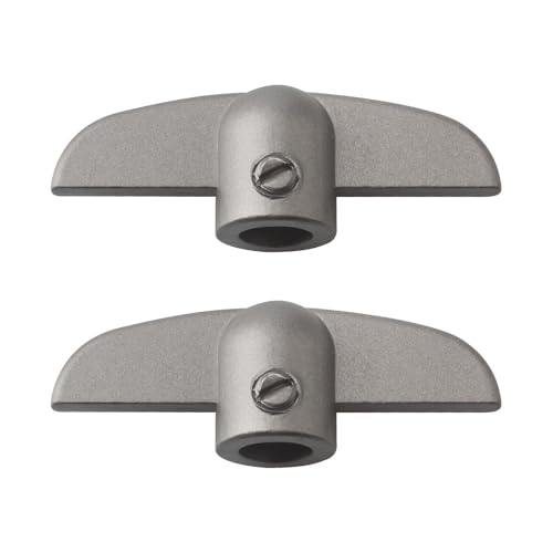 VIDABTE T-Handle Crank for Andersen Casement Windows, 3/8 in Tee Handle Casement Operator, Butterfly Wing Nut T-Handles (2 pcs)