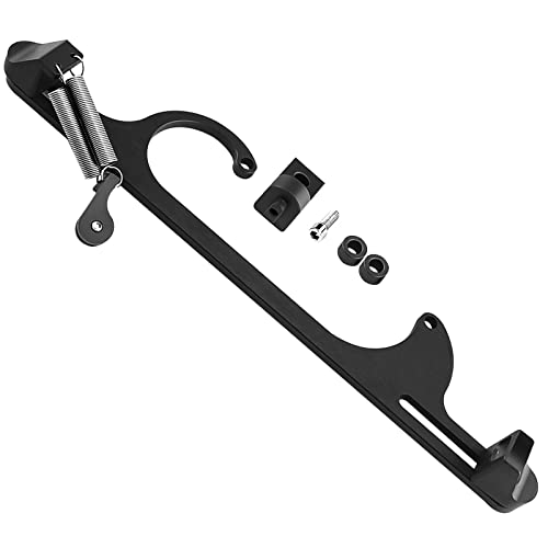 Endxedo Throttle Cable Bracket for 4150 4160 Series Adjustable Carburetor Bracket Aluminum Throttle Brackets (Black)