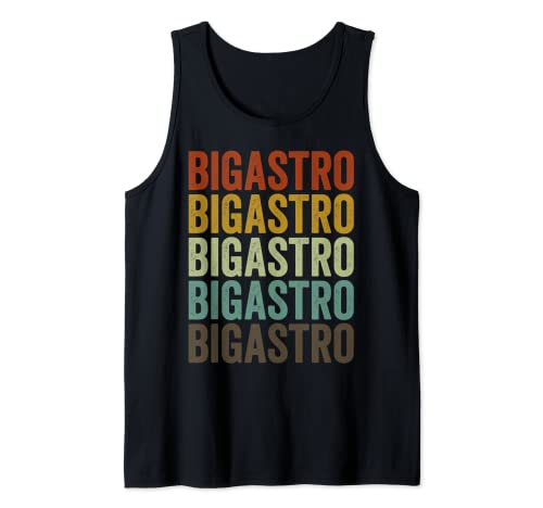 Bigastro Ciudad Retro Camiseta sin Mangas