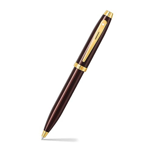 Set Sheaffer 100 bolígrafo marrón y tarjetero moca elegante 3