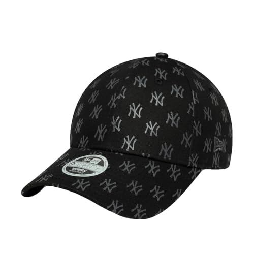 Casquette New Era 9FORTY NEYYAN noire monogramme pour femme en taille unique