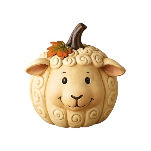 Décor saisonnier citrouille animale durable de 10 cm qui ne fane jamais - 2