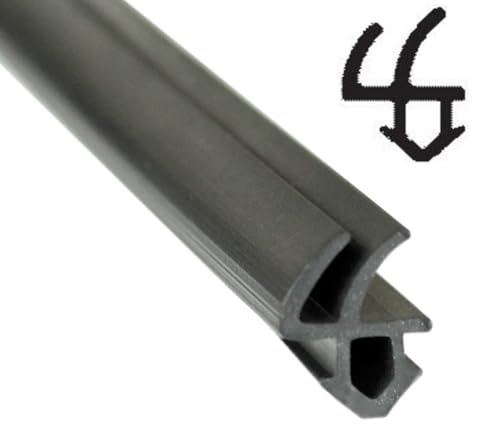 SN-TEC Fensterdichtung/Renovierungsdichtung/Fenstergummi SD 2152 für 3,5 bis 5,0mm Nut z.B. für Rehau Fenster, Farbe: schwarz (10 Meter)