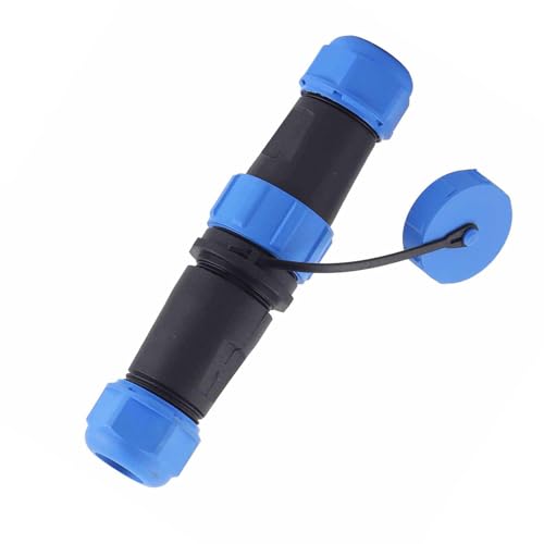 Conector de Aviación Plástico HUIOP IP68 2 pines miniatura 7